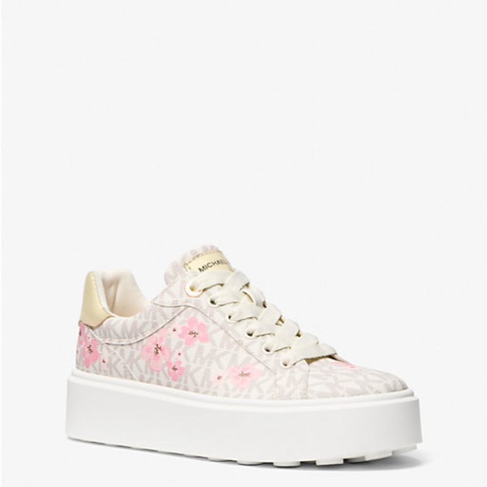 Michael Kors Romey Floral Platform Sneakers